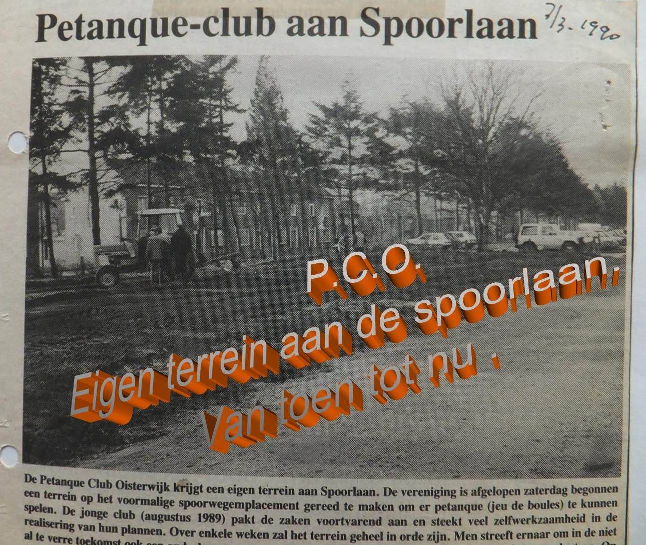 aan de spoorlaan van toen tot nu A